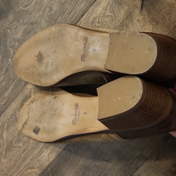 Madewell Suede and Leather Zipper Booties - Picture 3 of 4